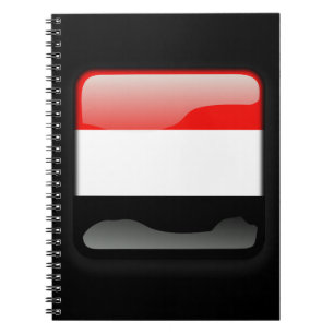 Caderno Espiral Bandeira do Iémen