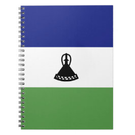 Caderno Espiral Bandeira do Lesoto