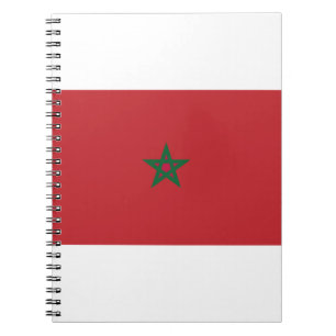 Caderno Espiral Bandeira do Marrocos