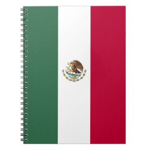 Caderno Espiral Bandeira do México