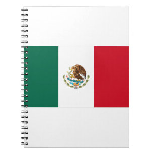 Caderno Espiral Bandeira do México