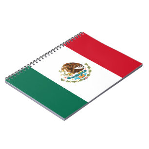Caderno Espiral Bandeira do México