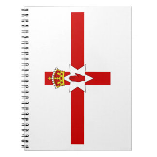 Caderno Espiral Bandeira do Norther Ireland