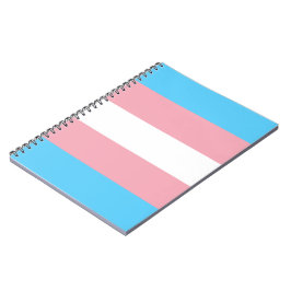 Caderno Espiral Bandeira do Orgulho Trans (Orgulho Transgênero)