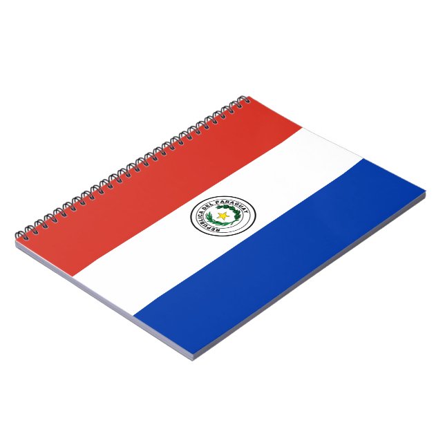 Caderno Espiral Bandeira do Paraguai (Left Side)
