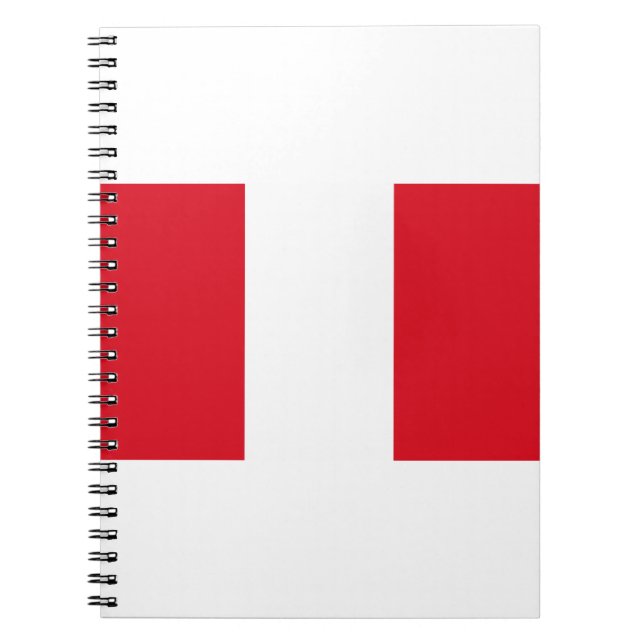 Caderno Espiral Bandeira do Peru (Frente)