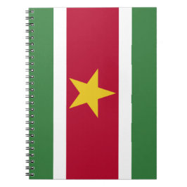 Caderno Espiral Bandeira do Suriname