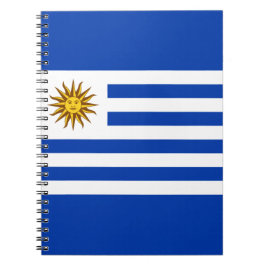 Caderno Espiral Bandeira do Uruguai