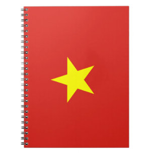 Caderno Espiral bandeira do Vietname