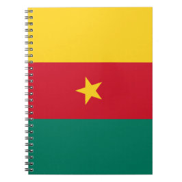 Caderno Espiral Bandeira dos Camarões