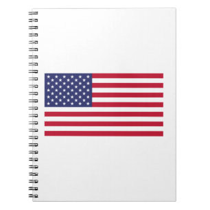 Caderno Espiral Bandeira dos Estados Unidos da América