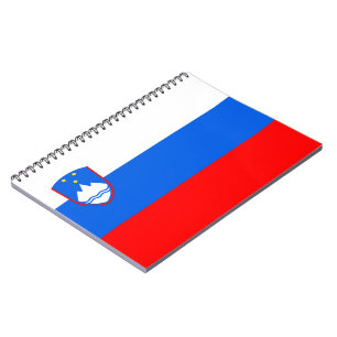 Caderno Espiral Bandeira eslovena