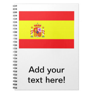 Caderno Espiral Bandeira espanhola