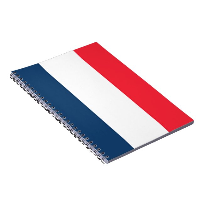 Caderno Espiral Bandeira francesa (Lado Direito)