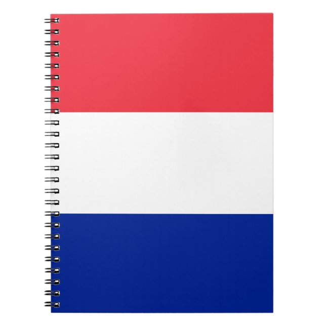 Caderno Espiral Bandeira francesa (França) (Frente)