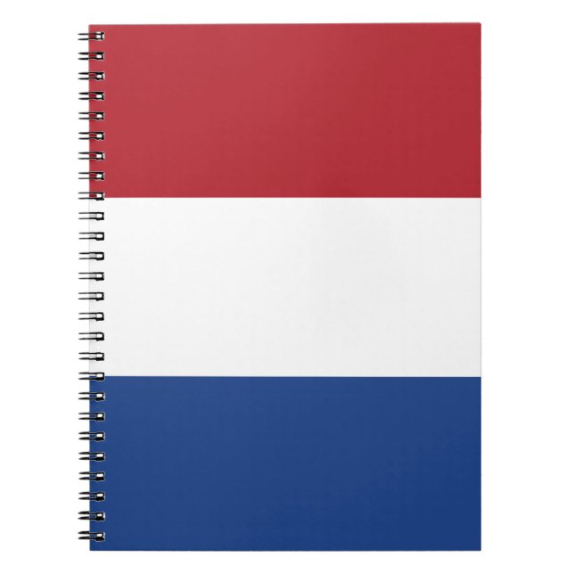 Caderno Espiral Bandeira Holandesa (Frente)