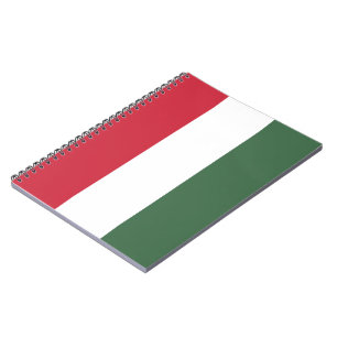 Caderno Espiral Bandeira Húngara