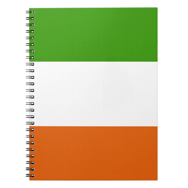 Caderno Espiral Bandeira irlandesa (Frente)