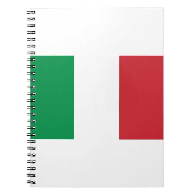 Caderno Espiral Bandeira Itália (Frente)