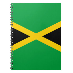 Caderno Espiral Bandeira jamaicana