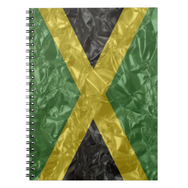 Caderno Espiral Bandeira jamaicana - Invertida (Frente)