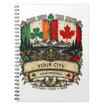 Bandeira personalizada irlandesa canadense Cidade