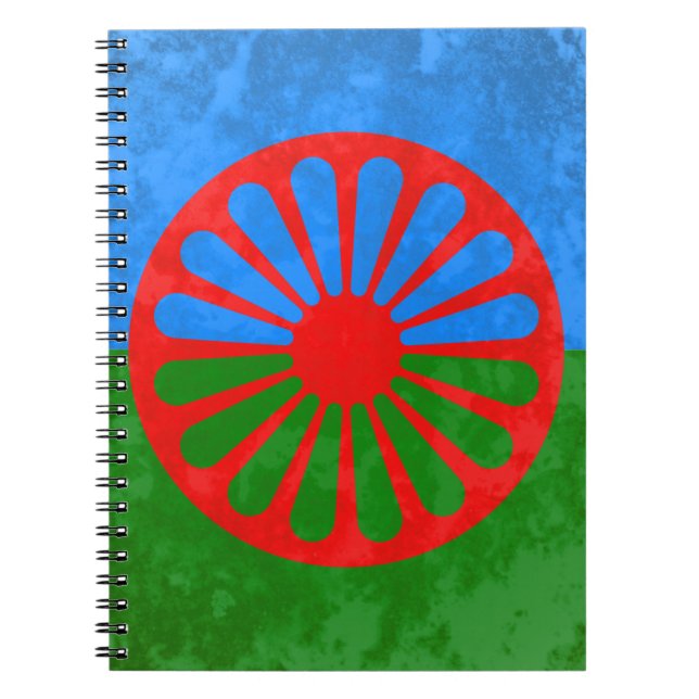 Caderno Espiral bandeira romani (Frente)