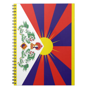 Caderno Espiral Bandeira tibetana