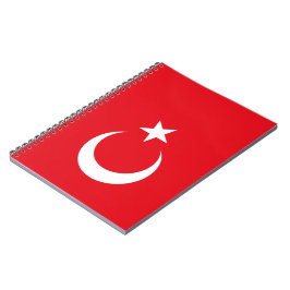 Caderno Espiral Bandeira Turca (Turquia)