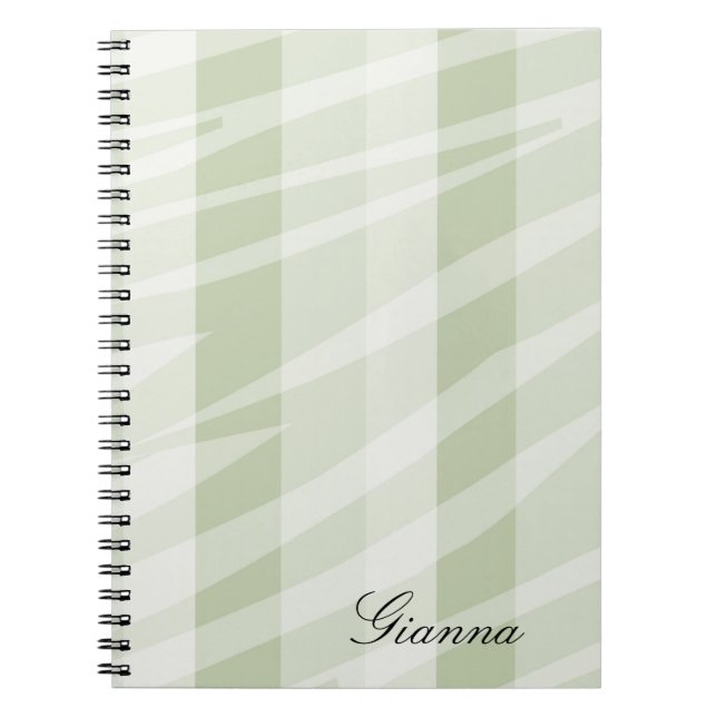 Caderno Espiral Bandeiras Brancas Mint Green (Frente)