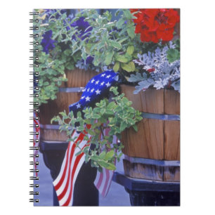 Caderno Espiral Bandeiras e Flores em Philipsburg Montana