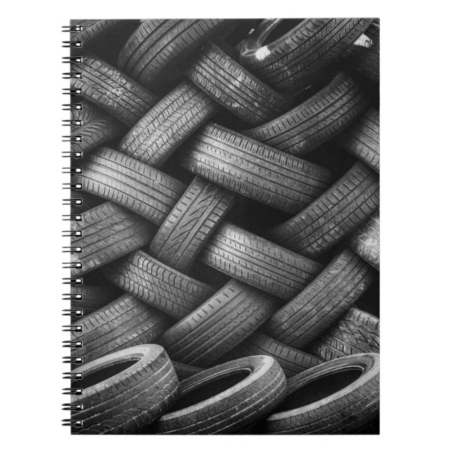 Caderno Espiral Bando de pneus (Frente)