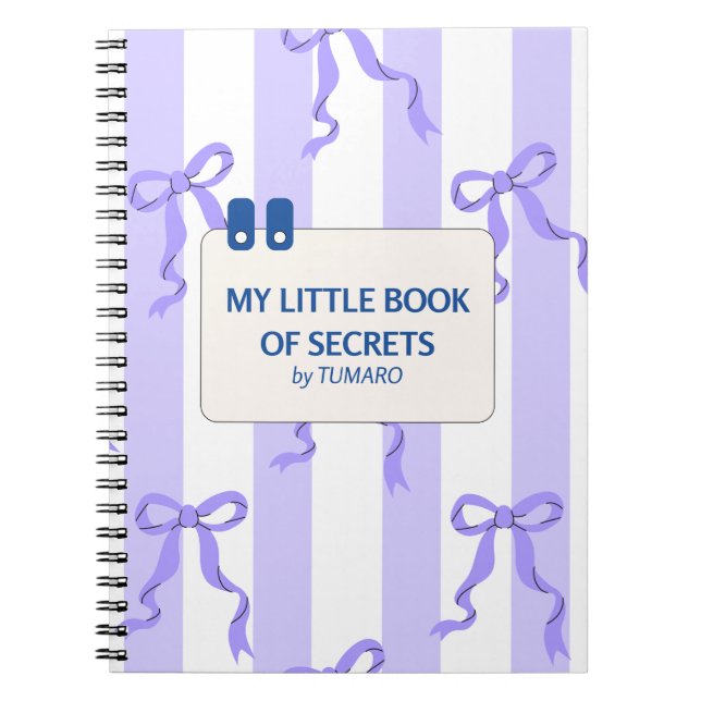 Caderno Espiral Banhas azuis e brancas com arcos (Frente)