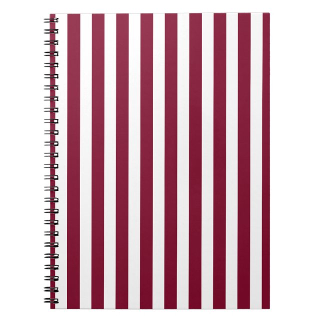 Caderno Espiral Banheiras e faixas brancas de doces (Frente)