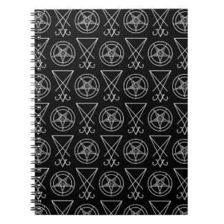 Caderno Espiral Baphomet & Sigil do Bloco de Notas Fotográficas de