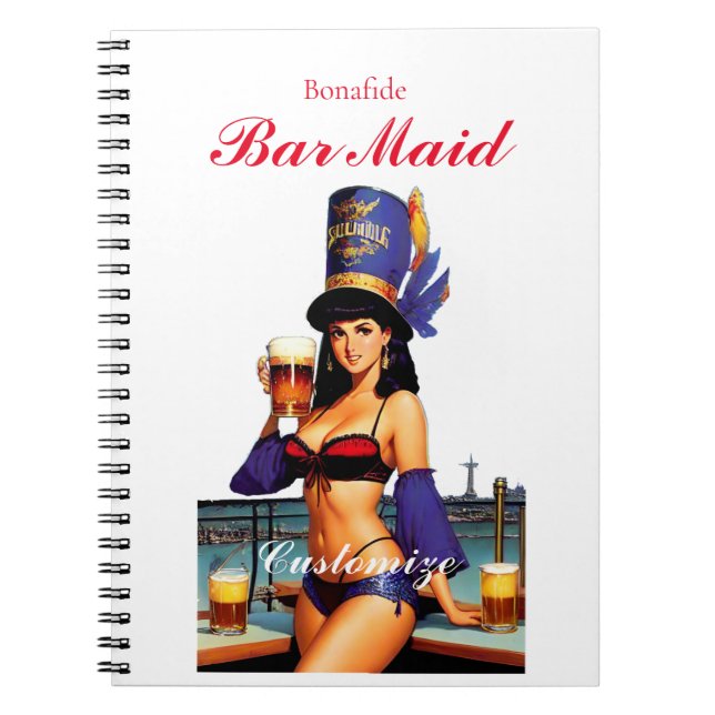 Caderno Espiral Bar Bonafide Maid Thunder_Cove (Frente)