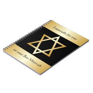 Caderno Espiral Bar Mitzvah Design