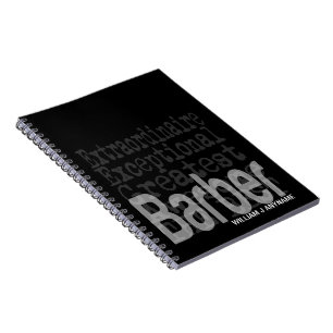 Caderno Espiral Barber Extraordinaire CUSTOM