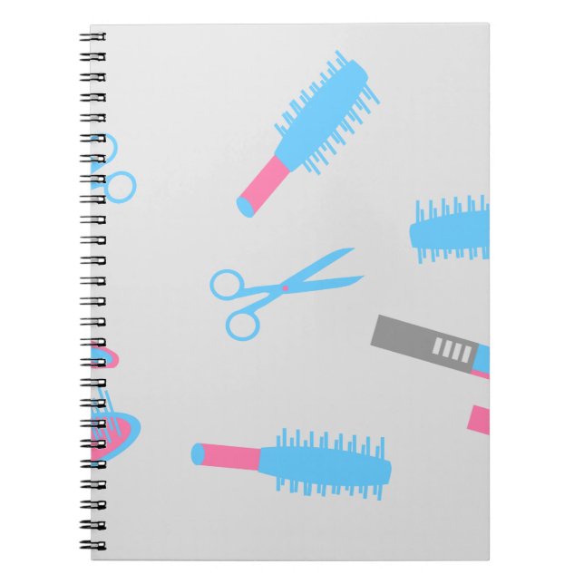Caderno Espiral Barber Hairdresser Notebook (Frente)