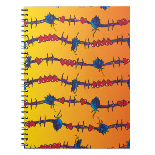 Caderno Espiral Barbwire
