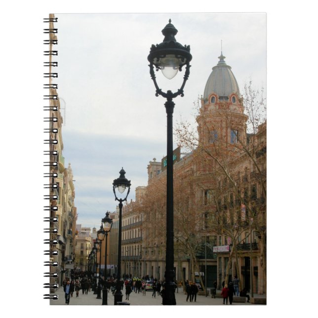 Caderno Espiral Barcelona Stroll - Portal del Angel Notebook (Frente)