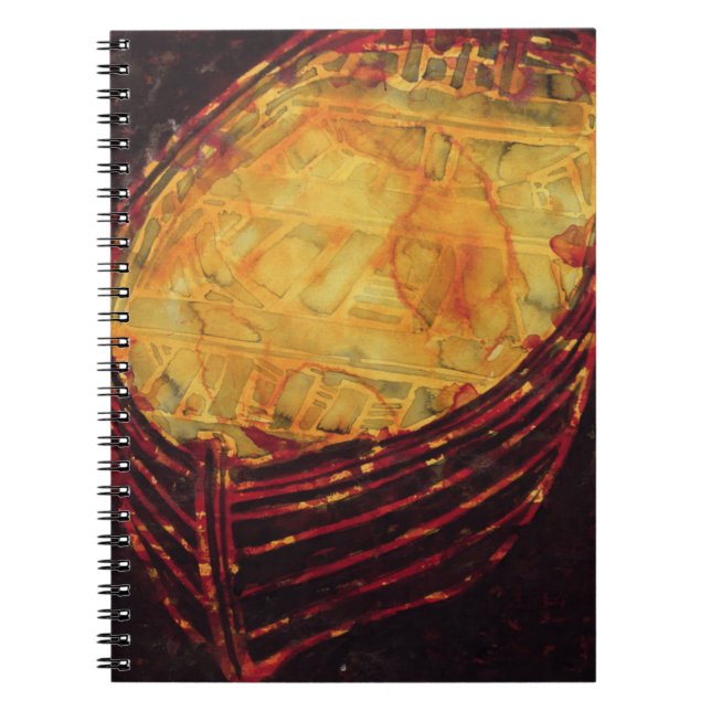 Caderno Espiral Barco amarelo 2007 (Frente)