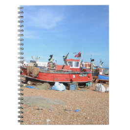 Caderno Espiral Barco de Pesca de Hastings
