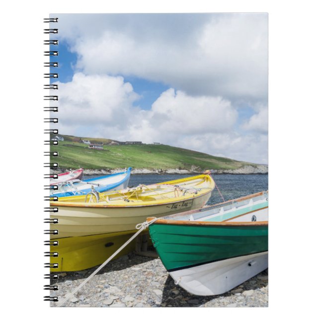Caderno Espiral Barcos a remos tradicionais (Frente)