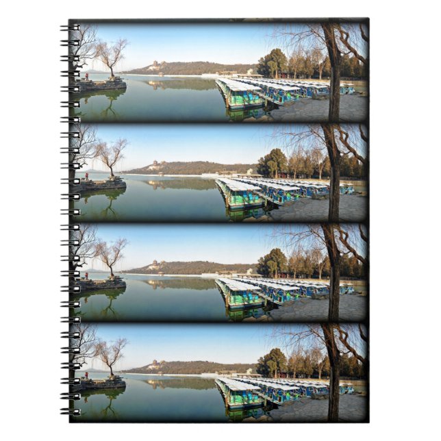 Caderno Espiral Barcos do Palácio de Verão (Frente)