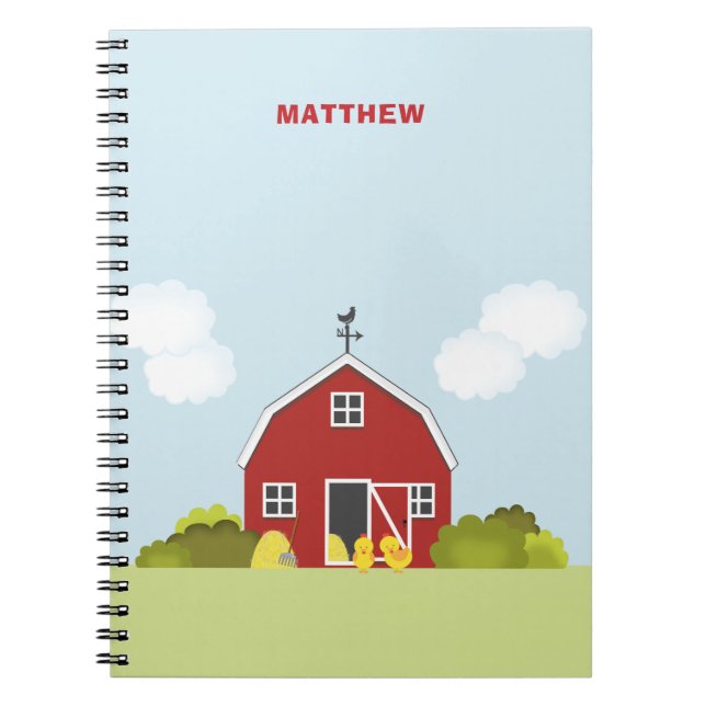 Caderno Espiral Barn Yard (Frente)