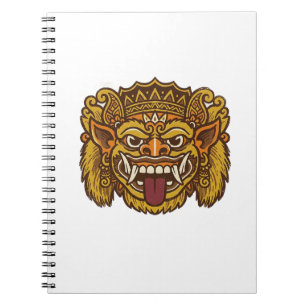 Caderno Espiral Barong Cultural Balinês