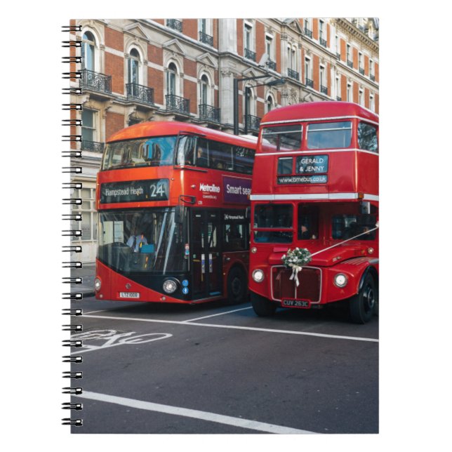 Caderno Espiral Barramento Red Double Decker (Frente)