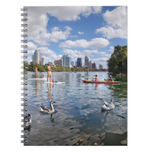 Caderno Espiral Barton Creek em Lady Bird Lake - Austin, Texas