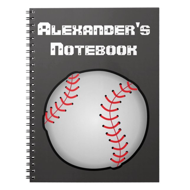 Caderno Espiral Baseball (Frente)